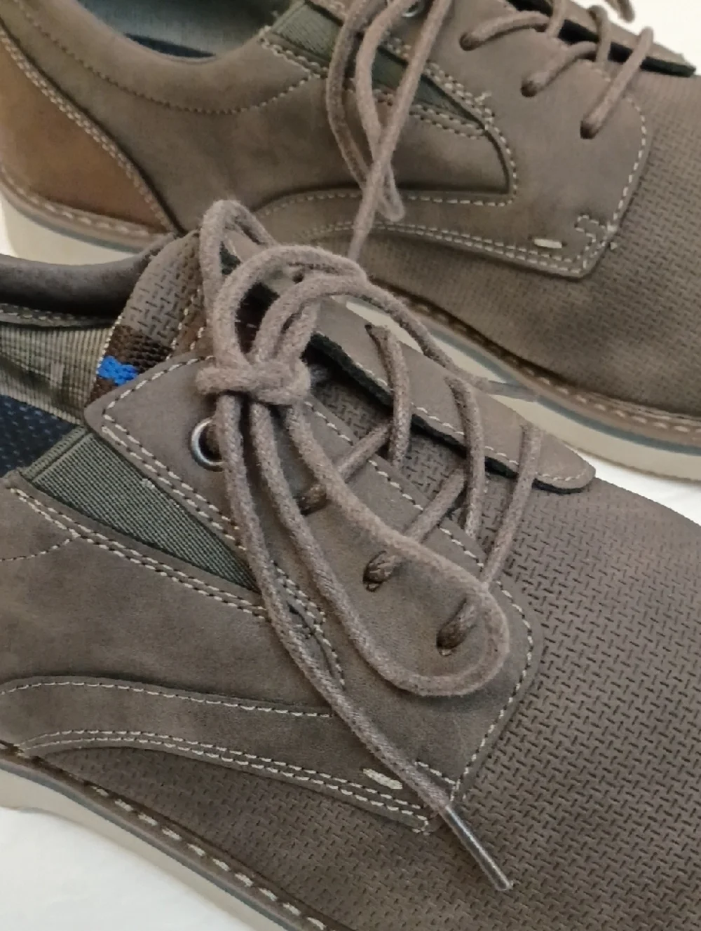 Nunn Bush Gray Suede Lace Up Oxford Shoes Comfort Casual Size 12